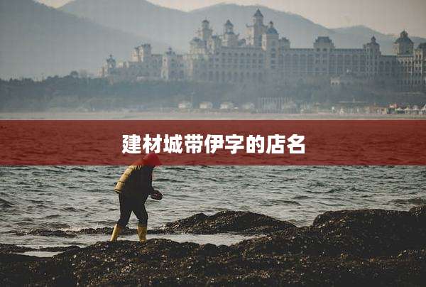 建材城带伊字的店名