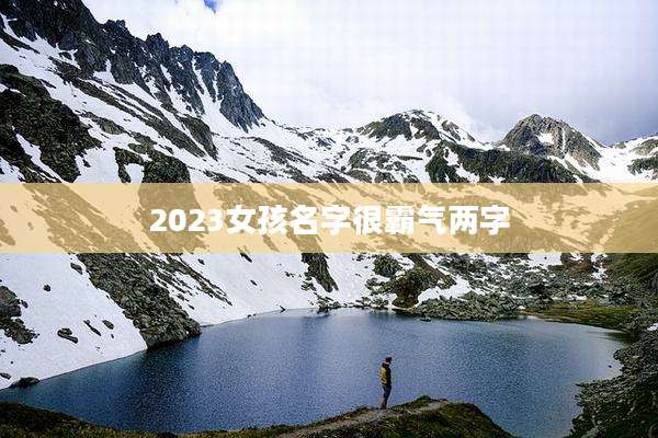 2023女孩名字很霸气两字