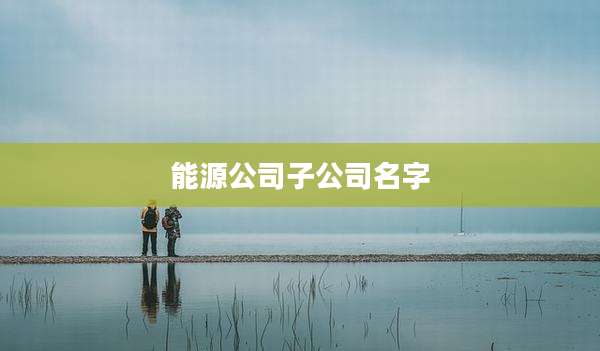 能源公司子公司名字