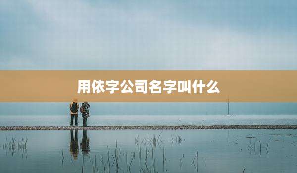 用依字公司名字叫什么