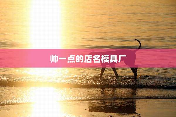 帅一点的店名模具厂