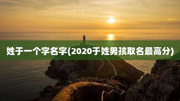 姓于一个字名字(2020于姓男孩取名最高分)