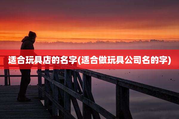 适合玩具店的名字(适合做玩具公司名的字)
