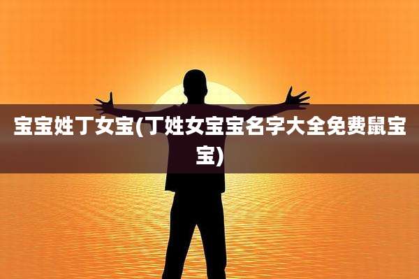 宝宝姓丁女宝(丁姓女宝宝名字大全免费鼠宝宝)