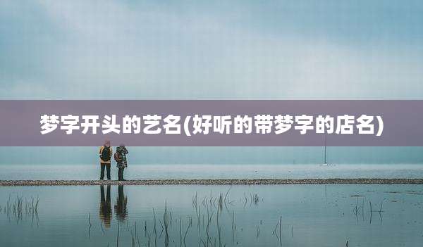 梦字开头的艺名(好听的带梦字的店名)