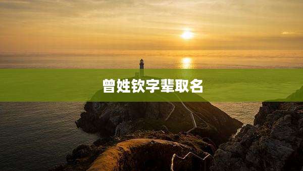 曾姓钦字辈取名