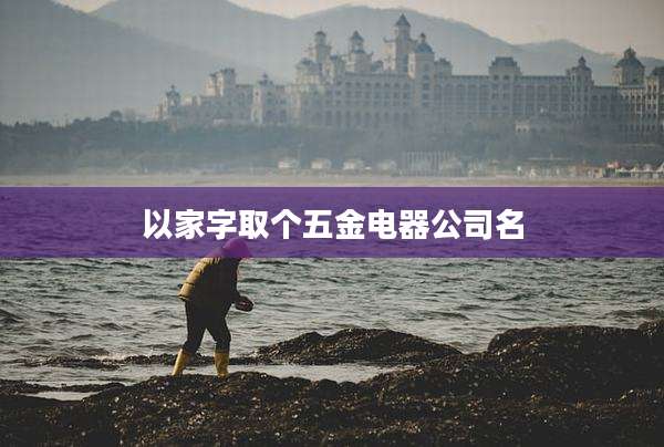 以家字取个五金电器公司名