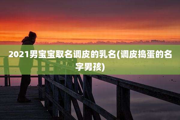 2021男宝宝取名调皮的乳名(调皮捣蛋的名字男孩)