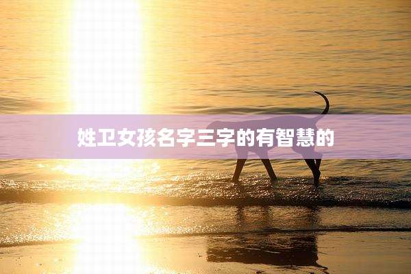 姓卫女孩名字三字的有智慧的