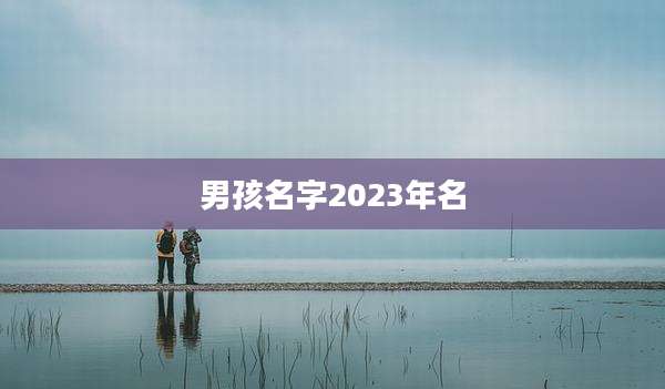 男孩名字2023年名