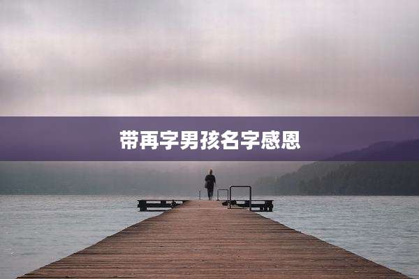 带再字男孩名字感恩