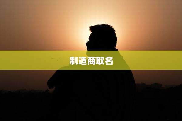 制造商取名