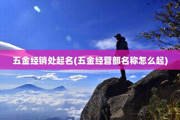五金经销处起名(五金经营部名称怎么起)