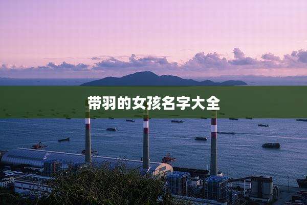 带羽的女孩名字大全