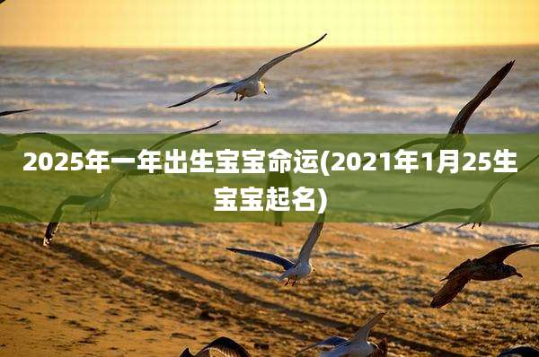 2025年一年出生宝宝命运(2021年1月25生宝宝起名)
