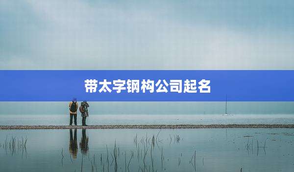 带太字钢构公司起名