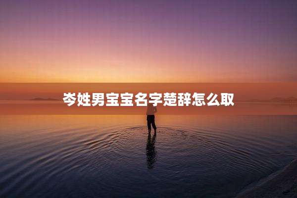 岑姓男宝宝名字楚辞怎么取