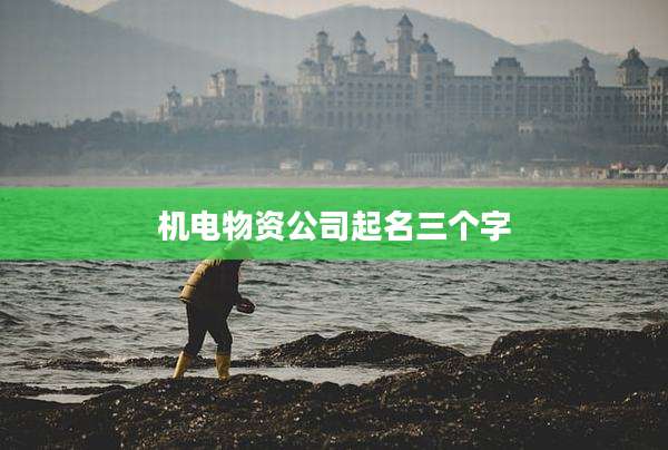 机电物资公司起名三个字