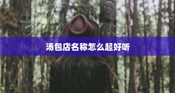 汤包店名称怎么起好听