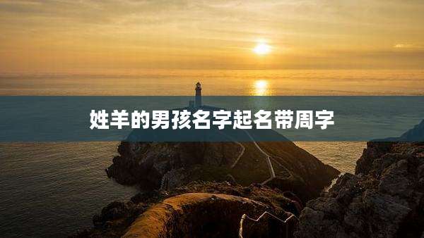 姓羊的男孩名字起名带周字