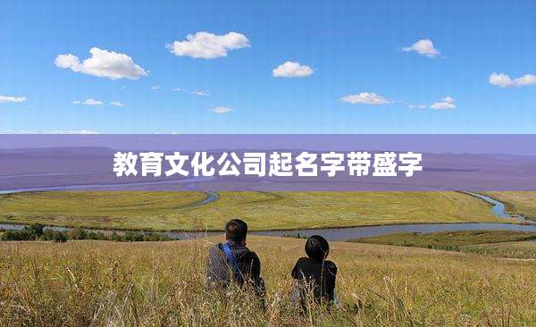 教育文化公司起名字带盛字