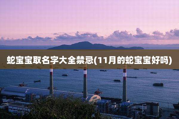 蛇宝宝取名字大全禁忌(11月的蛇宝宝好吗)