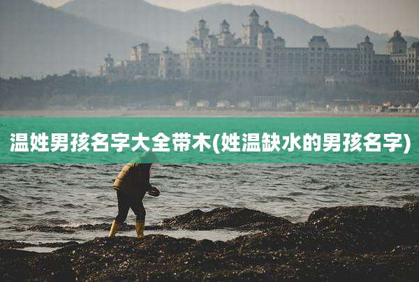 温姓男孩名字大全带木(姓温缺水的男孩名字)