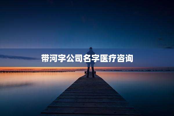 带河字公司名字医疗咨询