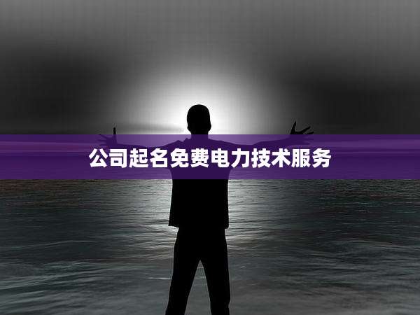 公司起名免费电力技术服务