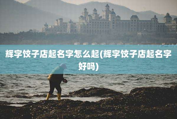 辉字饺子店起名字怎么起(辉字饺子店起名字好吗)