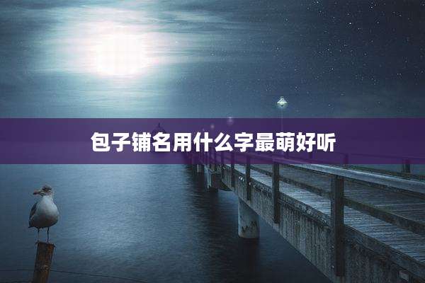 包子铺名用什么字最萌好听
