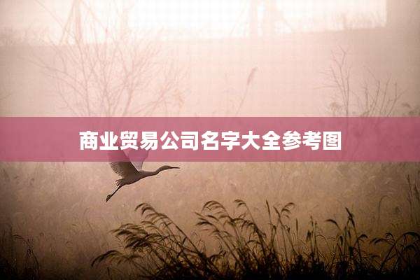 商业贸易公司名字大全参考图