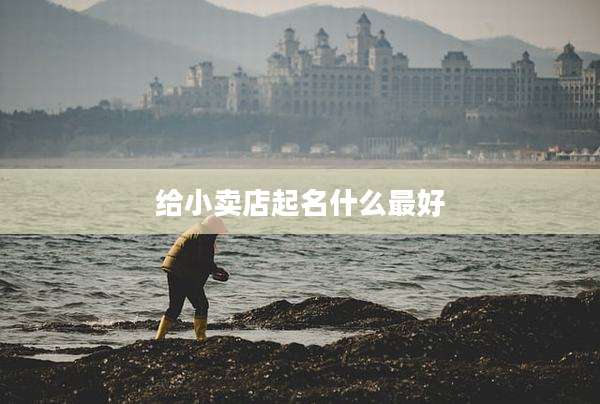 给小卖店起名什么最好