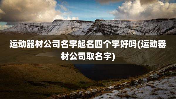 运动器材公司名字起名四个字好吗(运动器材公司取名字)