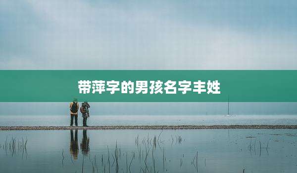 带萍字的男孩名字丰姓