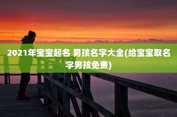 2021年宝宝起名 男孩名字大全(给宝宝取名字男孩免费)
