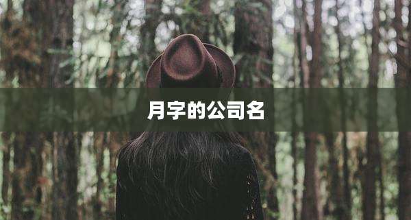 月字的公司名