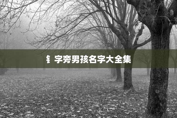 钅字旁男孩名字大全集