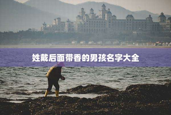 姓戴后面带香的男孩名字大全