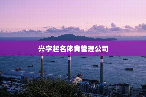 兴字起名体育管理公司