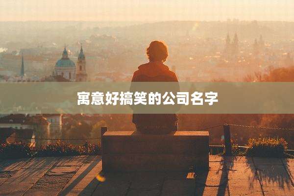 寓意好搞笑的公司名字