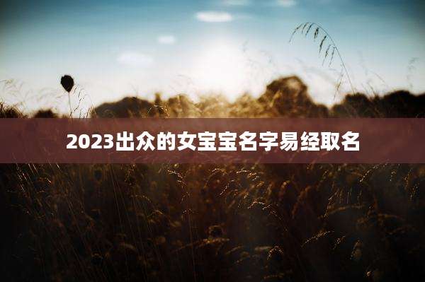 2023出众的女宝宝名字易经取名