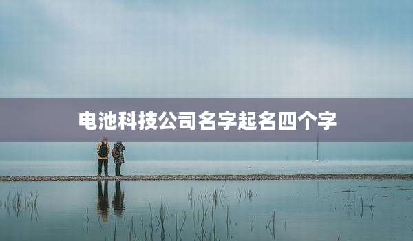电池科技公司名字起名四个字