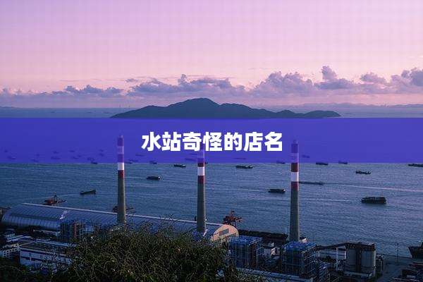水站奇怪的店名