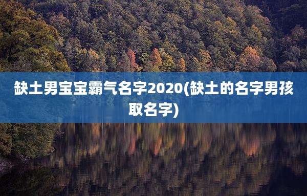 缺土男宝宝霸气名字2020(缺土的名字男孩取名字)