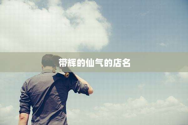 带辉的仙气的店名