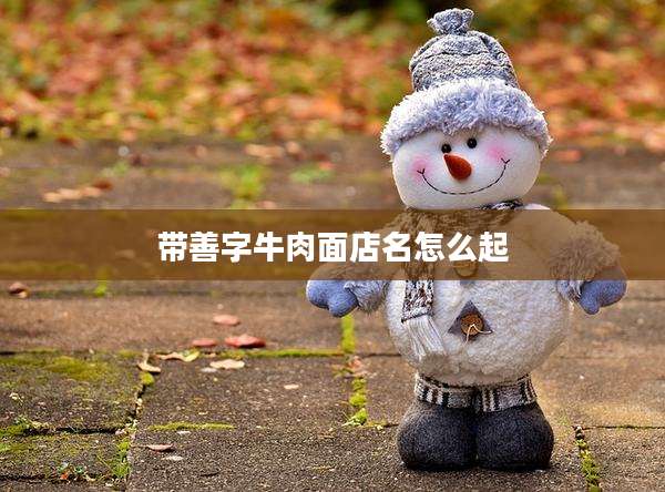 带善字牛肉面店名怎么起
