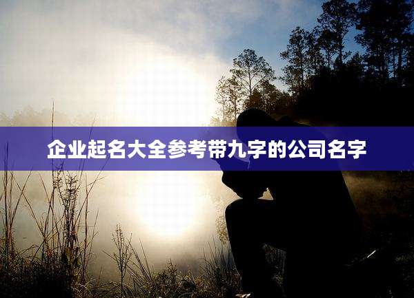 企业起名大全参考带九字的公司名字