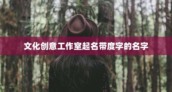 文化创意工作室起名带度字的名字