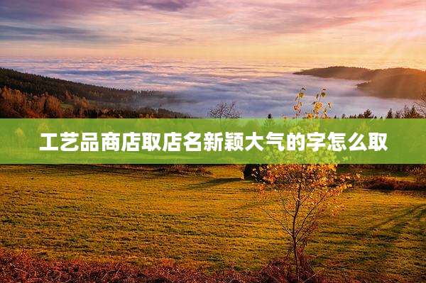 工艺品商店取店名新颖大气的字怎么取